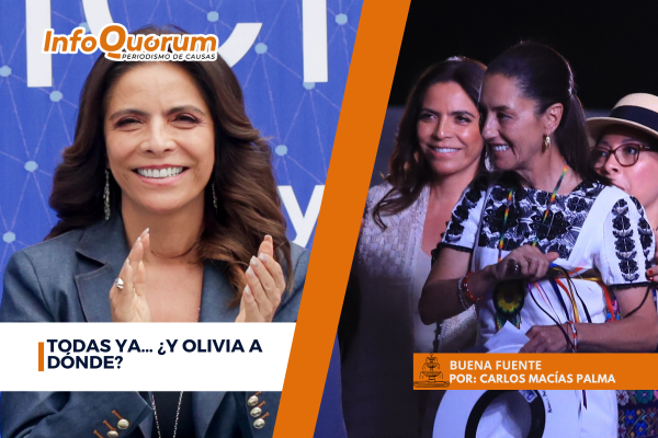 Todas ya… ¿Y Olivia a dónde?