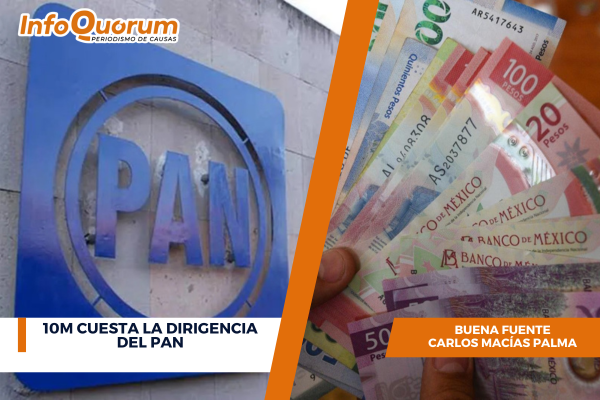 10M cuesta la dirigencia del PAN