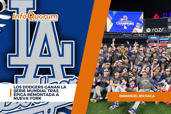 Los Dodgers ganan la serie mundial tras épica remontada a Nueva York