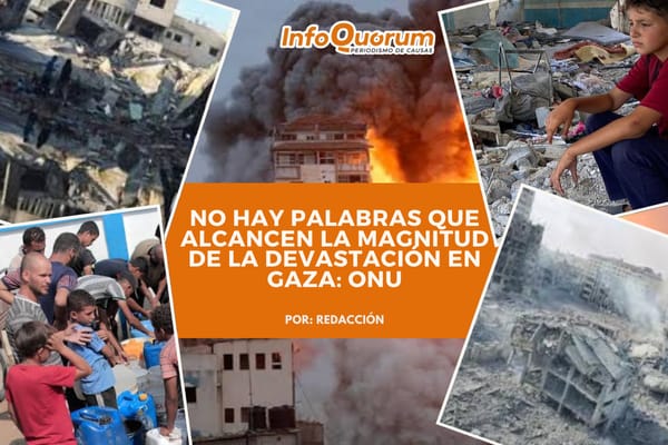 No hay palabras que alcancen la magnitud de la devastación en Gaza: ONU