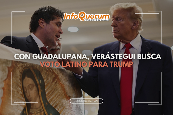 Con guadalupana, Verástegui busca voto latino para Trump