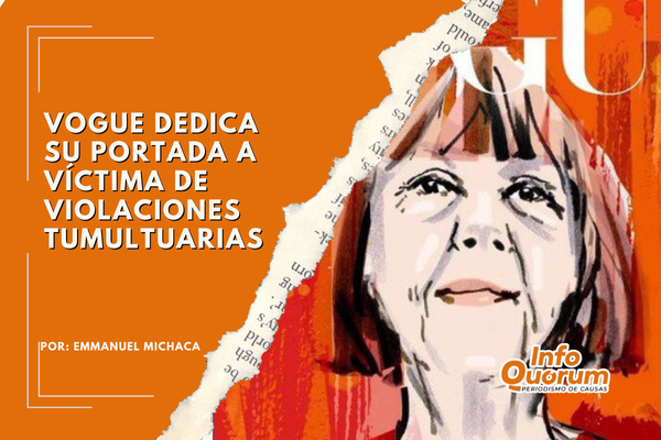 Vogue dedica su portada a víctima de violaciones tumultuarias