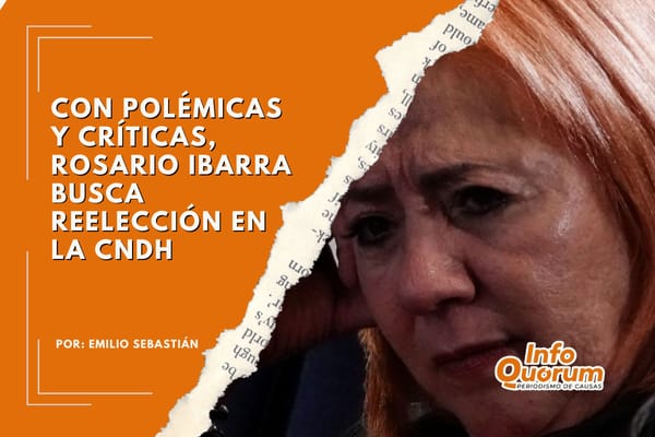 Con polémicas y críticas, Rosario Ibarra busca reelección en la CNDH
