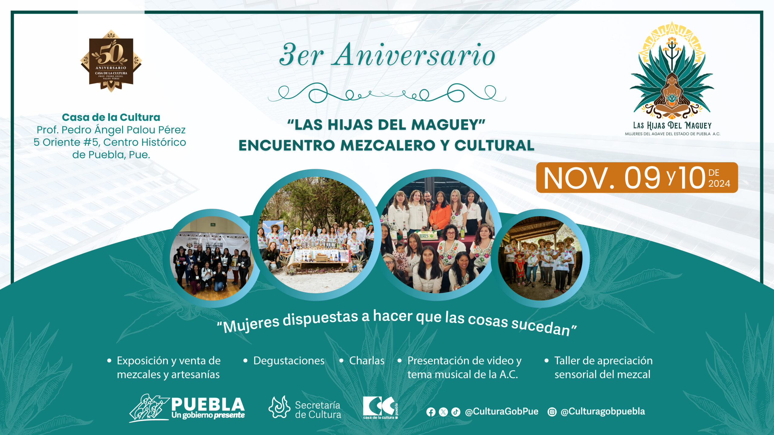 Albergará Casa de Cultura encuentro mezcalero de “Las Hijas del Maguey”