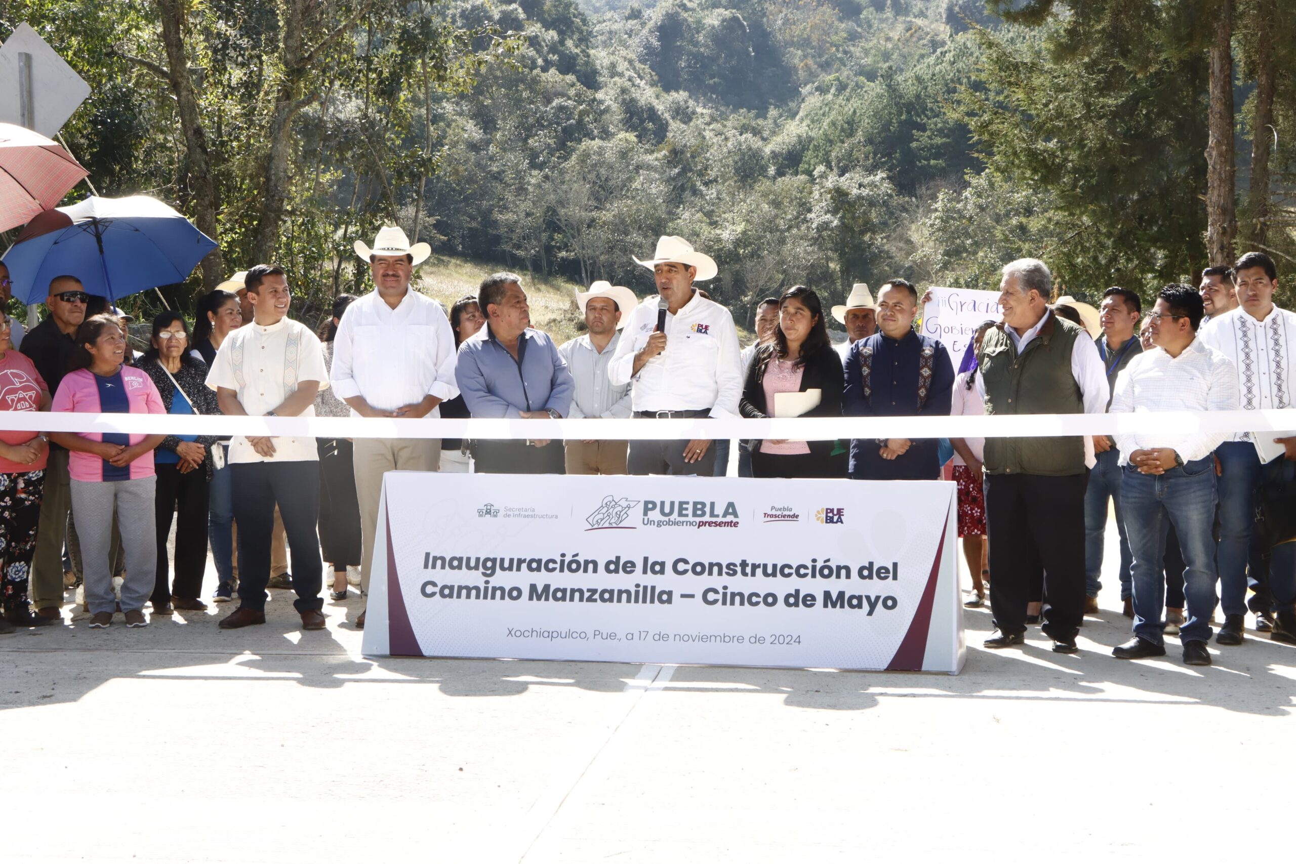 Inaugura Gobierno reconstrucción del tramo carretero Talcozamán – Huahuaxtla