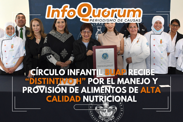 Círculo Infantil BUAP recibe el “Distintivo H” por parte de la Secretaría de Turismo de Puebla