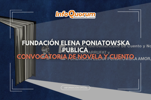 Fundación Elena Poniatowska publica convocatoria de novela y cuento