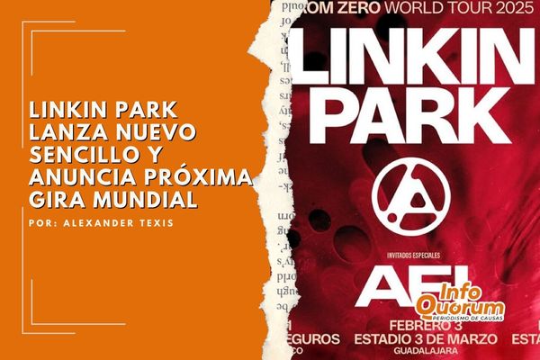 Linkin Park lanza nuevo sencillo y anuncia próxima gira mundial