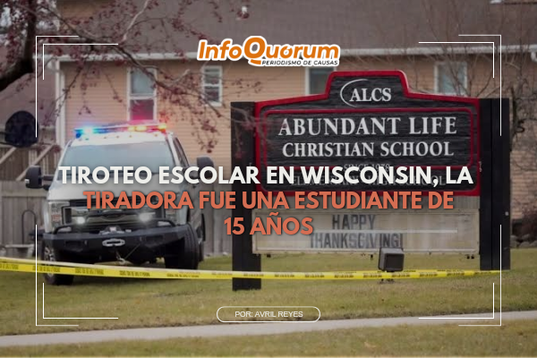 Tiroteo escolar en Wisconsin, la tiradora fue una estudiante de 15 años