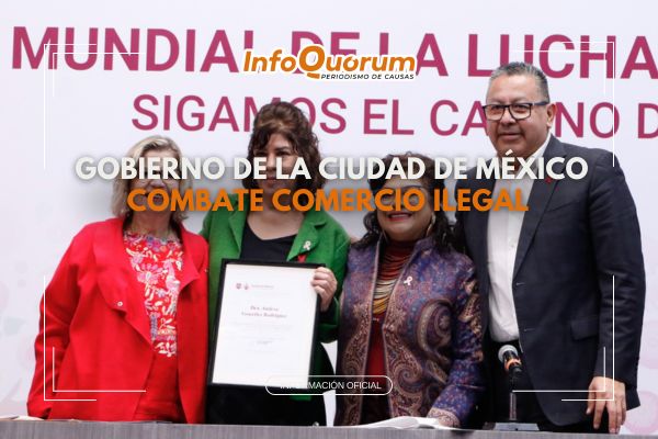 Gobierno de la Ciudad de México combate comercio ilegal