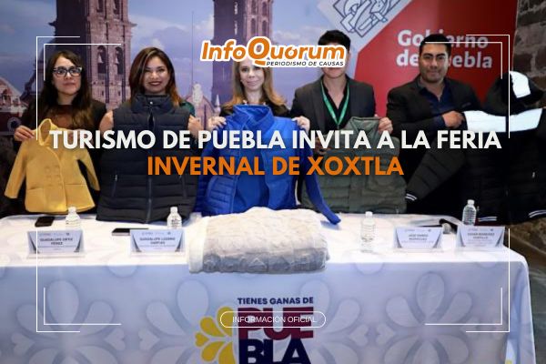 Turismo de Puebla invita a la feria invernal de Xoxtla