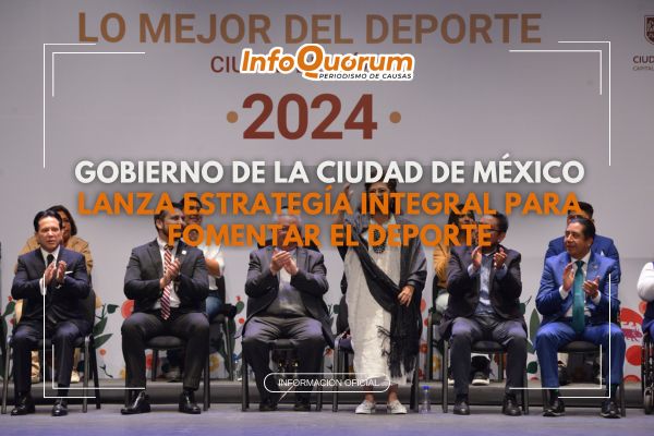 Gobierno de la Ciudad de México lanza estrategía integral para fomentar el deporte