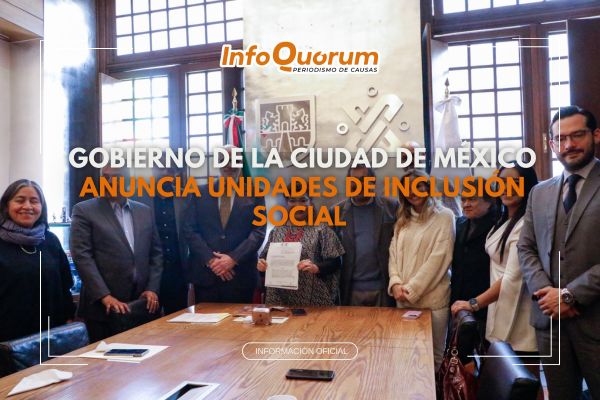 Gobierno de la Ciudad de México anuncia unidades de inclusión social