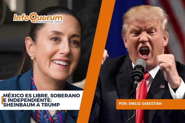 México es libre, soberano e independiente: Sheinbaum a Trump