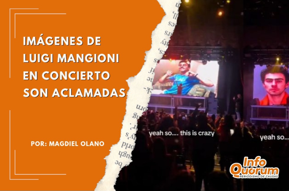 Imágenes de Luigi Mangioni en concierto son aclamadas