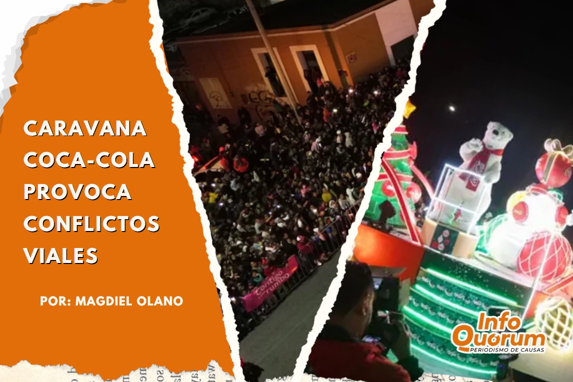 Caravana Cola-Cola provoca conflictos viales