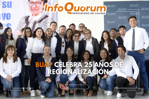 Rectora de la BUAP celebra 25 años de regionalización