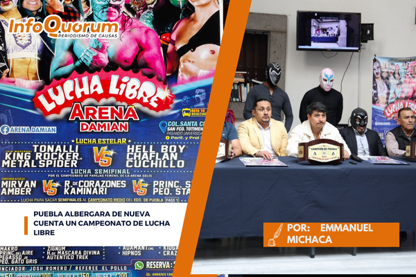 Puebla albergara de nueva cuenta un campeonato de Lucha Libre