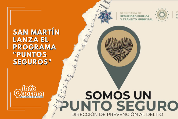 San Martín lanza el programa “Puntos seguros”