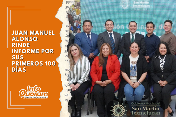 Juan Manuel Alonso rinde informe por sus primeros 100 días