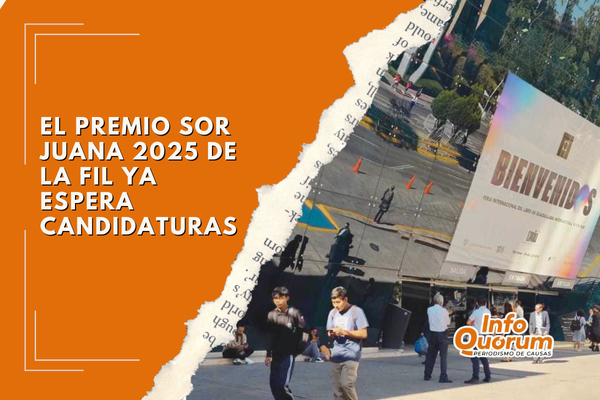 El Premio Sor Juana 2025 de la FIL ya espera candidaturas