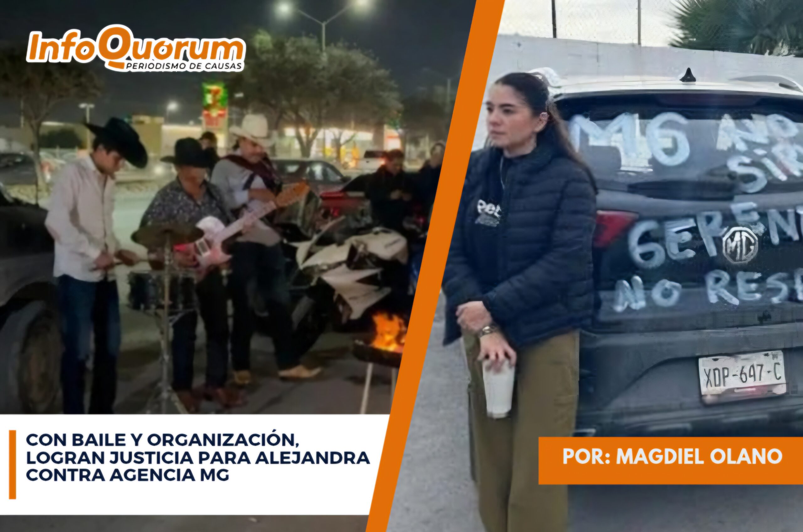Con baile y organización, logran justicia para Alejandra contra la Agencia MG