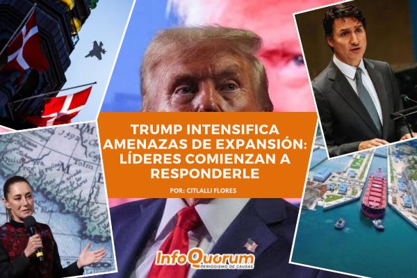 Trump intensifica amenazas de expansión: líderes comienzan a responderle