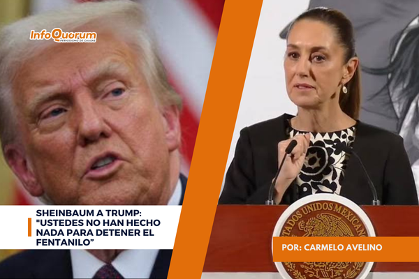 Sheinbaum a Trump: “Ustedes no han hecho nada para detener el fentanilo”