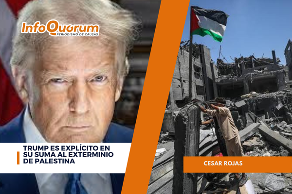 Trump es explícito en su suma al exterminio de Palestina
