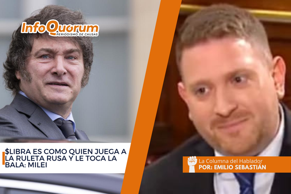 Libra es como quien juega a la ruleta rusa y le toca la bala: Milei