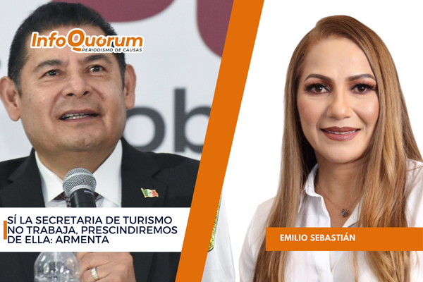 Sí la secretaria de Turismo no trabaja, prescindiremos de ella: Armenta