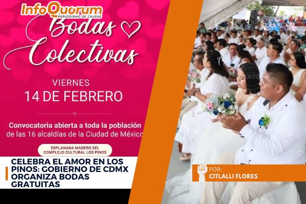 Celebra el amor en Los Pinos: Gobierno de CDMX organiza bodas gratuitas