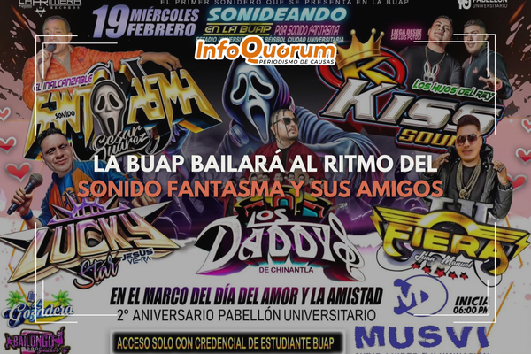 La BUAP bailará al ritmo del Sonido Fantasma y sus amigos