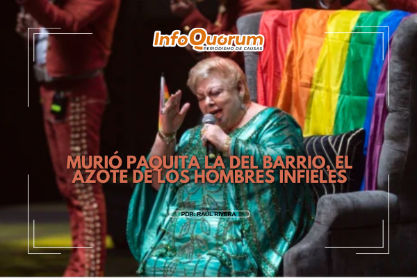 Murió Paquita la del Barrio, el azote de los hombres infieles