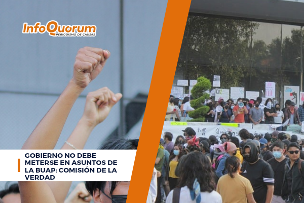 Gobierno no debe meterse en asuntos de la BUAP: Comisión de la Verdad