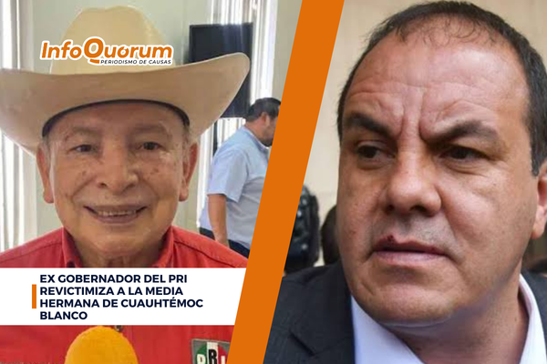 Ex gobernador del PRI revictimiza a la media hermana de Cuauhtémoc Blanco