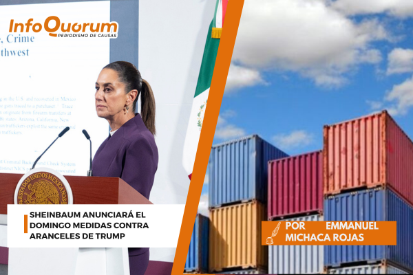 Sheinbaum anunciará el domingo medidas contra aranceles de Trump