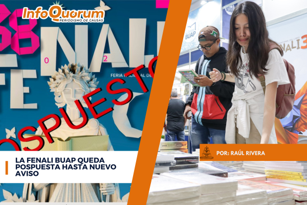 La FENALI BUAP queda pospuesta hasta nuevo aviso