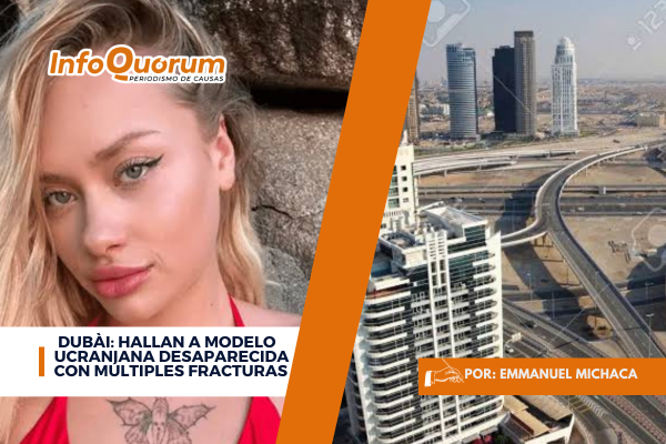 Dubái: Hallan a modelo ucraniana desaparecida con múltiples fracturas