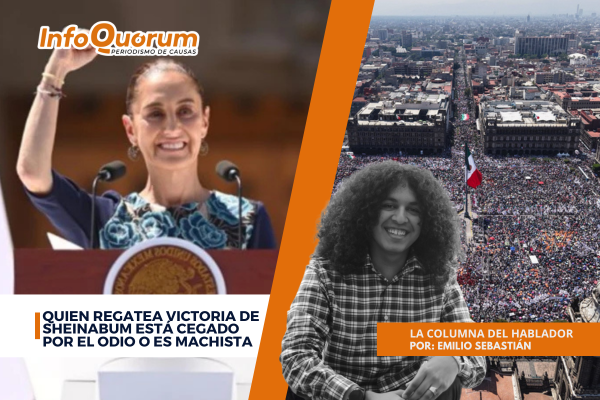 Quien regatea victoria de Sheinabum está cegado por el odio o es machista