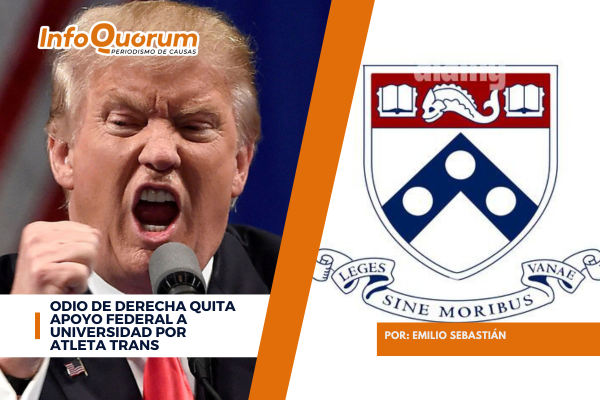 Odio de derecha quita apoyo federal a universidad por atleta trans