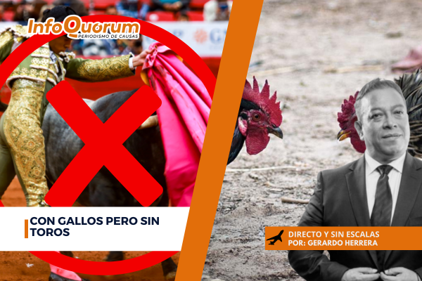 Con gallos pero sin toros.