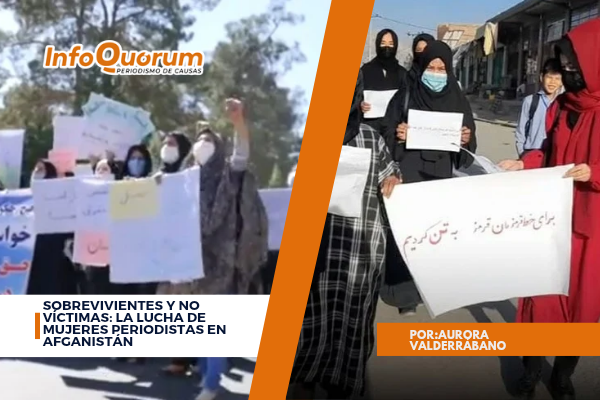 Sobrevivientes y no víctimas: la lucha de mujeres periodistas en Afganistán