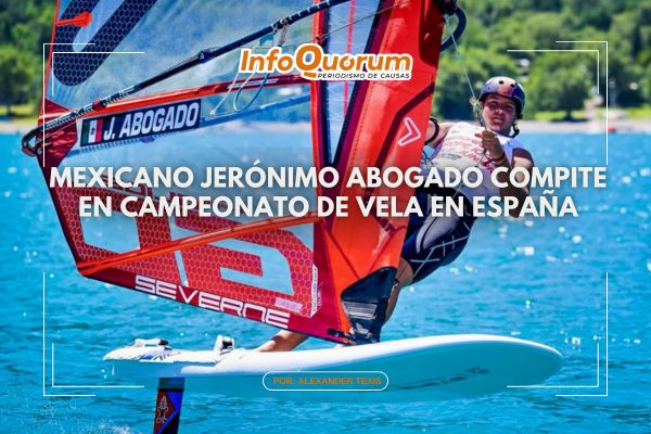 Mexicano Jerónimo Abogado compite en campeonato de vela en España