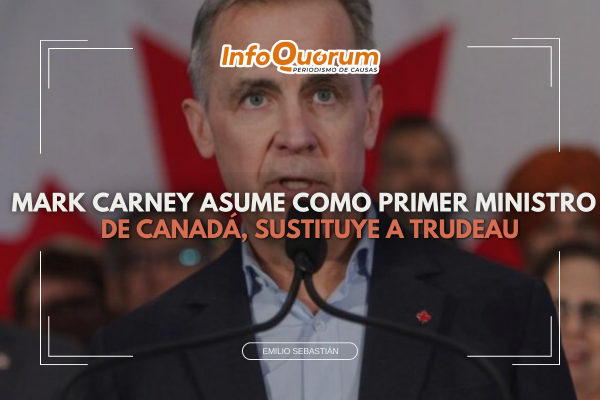 Mark Carney asume como primer ministro de Canadá, sustituye a Trudeau