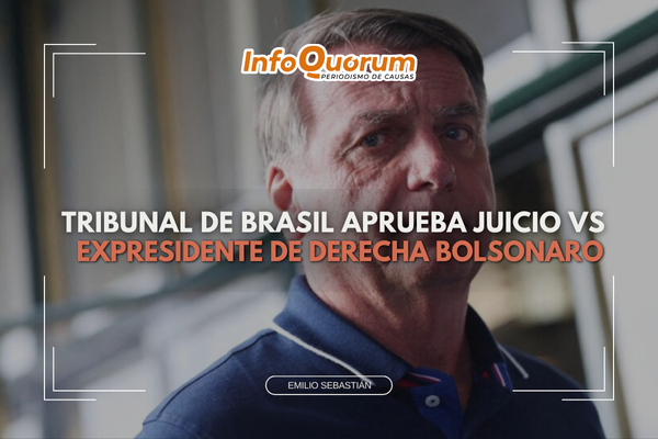 Tribunal de Brasil aprueba juicio vs expresidente de derecha Bolsonaro