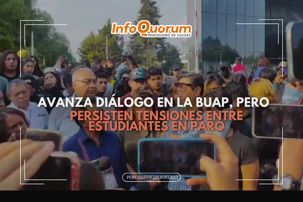 Avanza diálogo en la BUAP, pero persisten tensiones entre estudiantes en paro