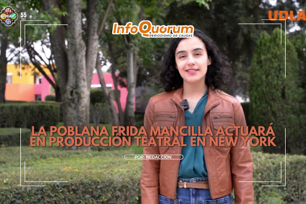 La poblana Frida Mancilla actuará en producción teatral en New York