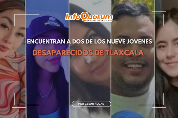 Encuentran a dos de los nueve jovenes desaparecidos de Tlaxcala