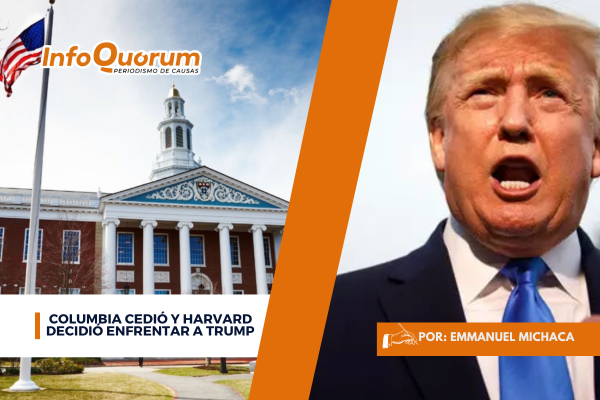 Columbia cedió y Harvard decidió enfrentar a Trump